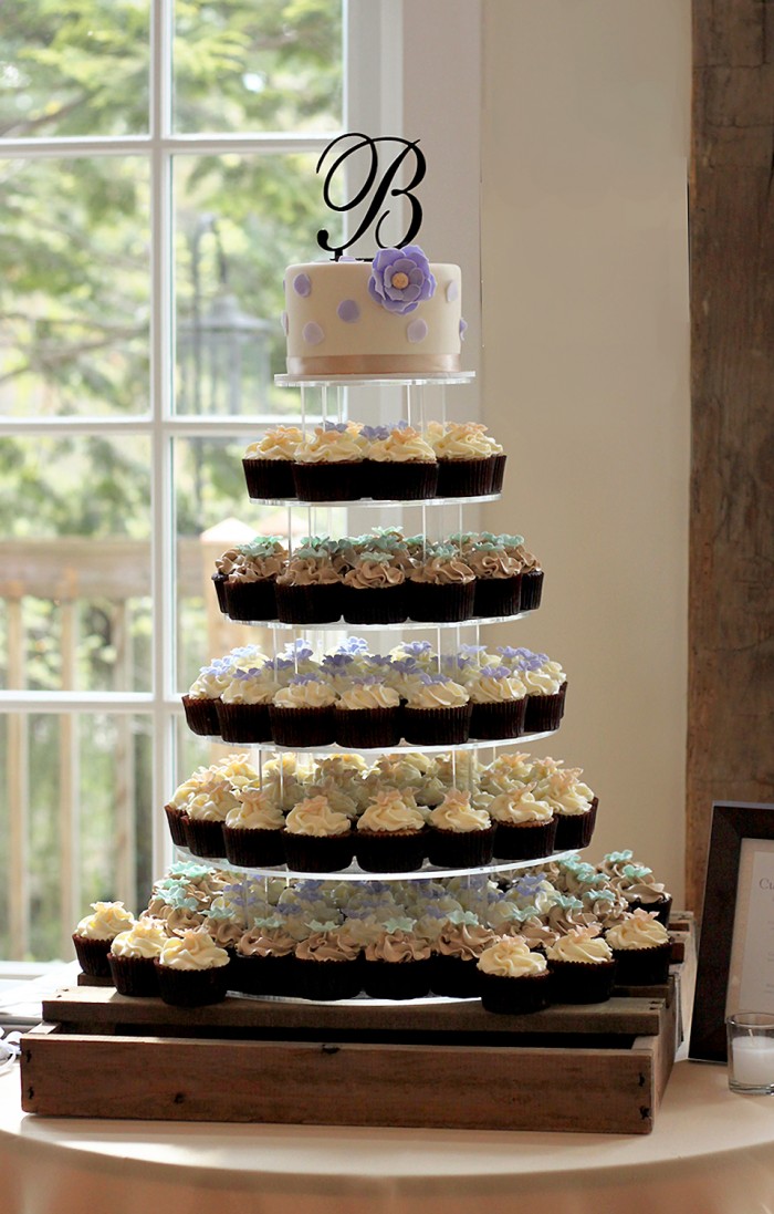 Cupcake Tower Wedding Cake Fashion Dresses