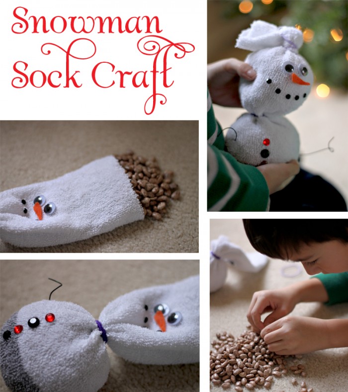 Munchkin and Bean: Simple Snowman Craft