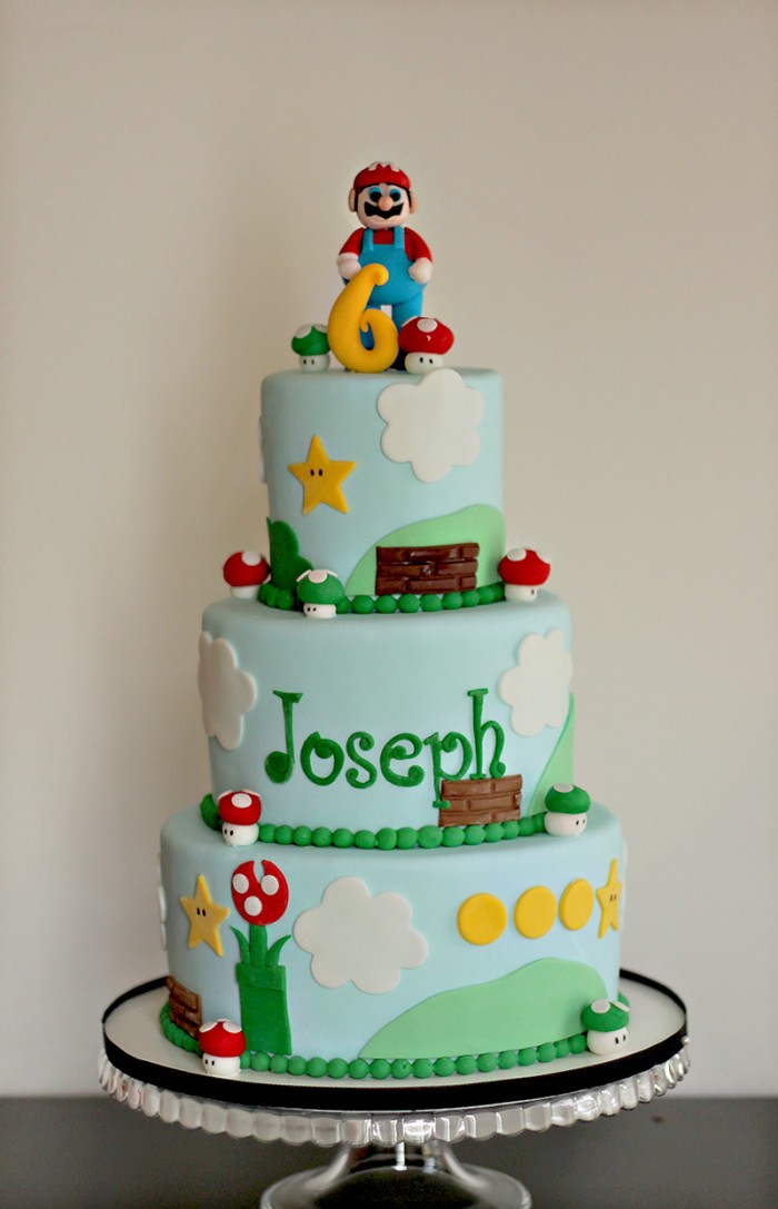 The Couture Cakery - Super Mario Birthday Cake