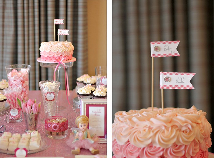 The Couture Cakery - Baby Shower Dessert Table  