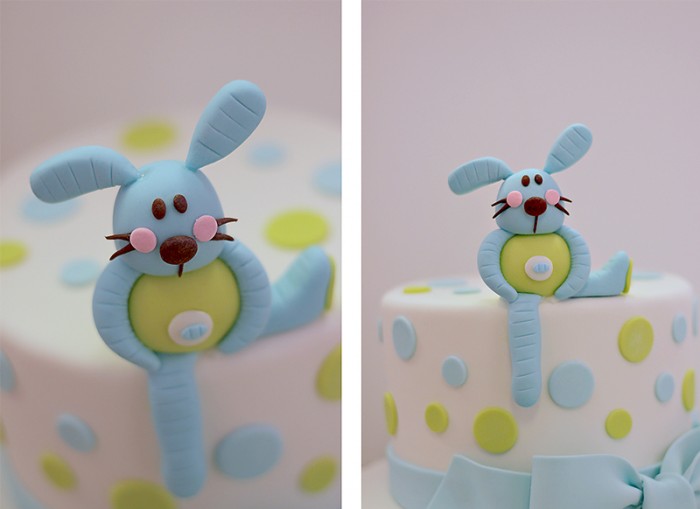 The Couture Cakery - bunny baby shower cake