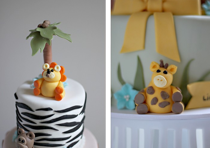 The Couture Cakery - Jungle Baby Shower Cake