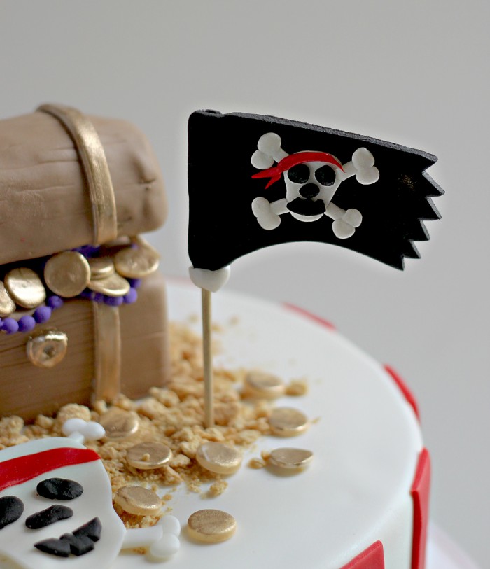 The Couture Cakery - A Pirate Turns 50 Birthday Cake