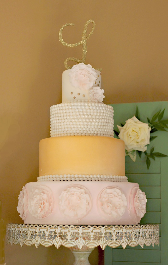 The Couture Cakery - Jamie and Garrett's wedding cakes