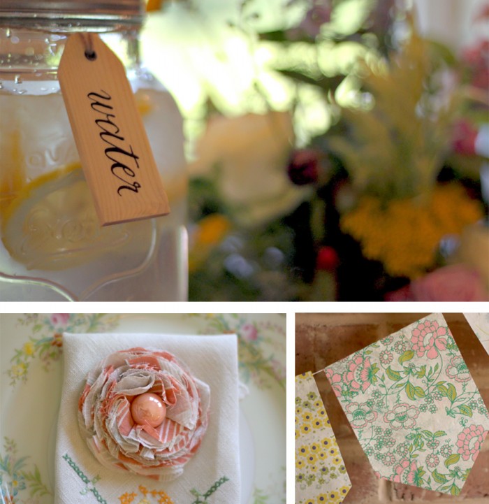 The Couture Cakery - Vintage garden bridal shower