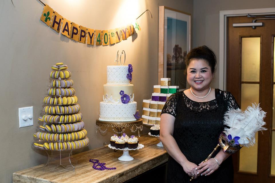 The Couture Cakery - Vy's Mardi Gras Birthday
