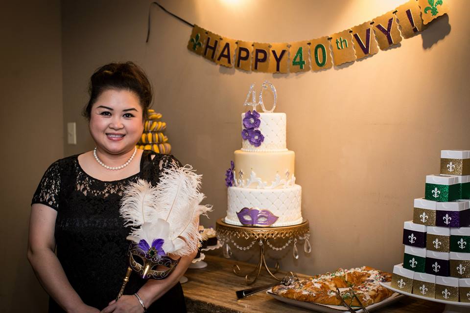 The Couture Cakery - Vy's Mardi Gras Birthday