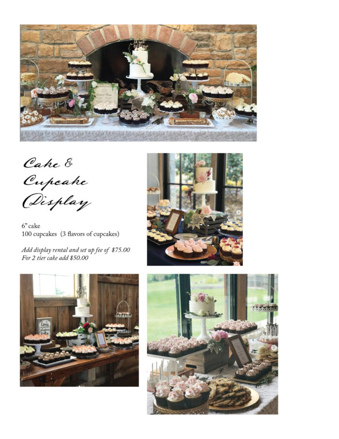 Cake & Cupcake Displays